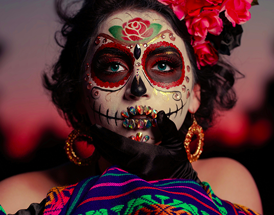 Tendencias de maquillaje para Día de Muertos